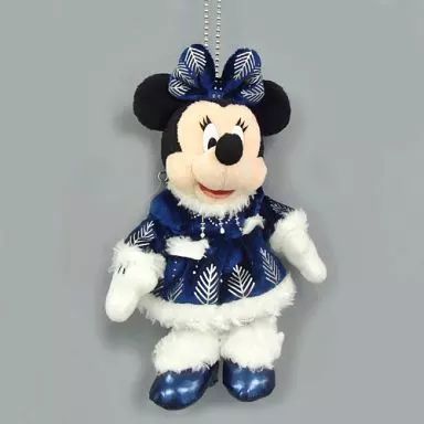 中古】ぬいぐるみ ミニーマウス ぬいぐるみバッジ 「クリスマス 