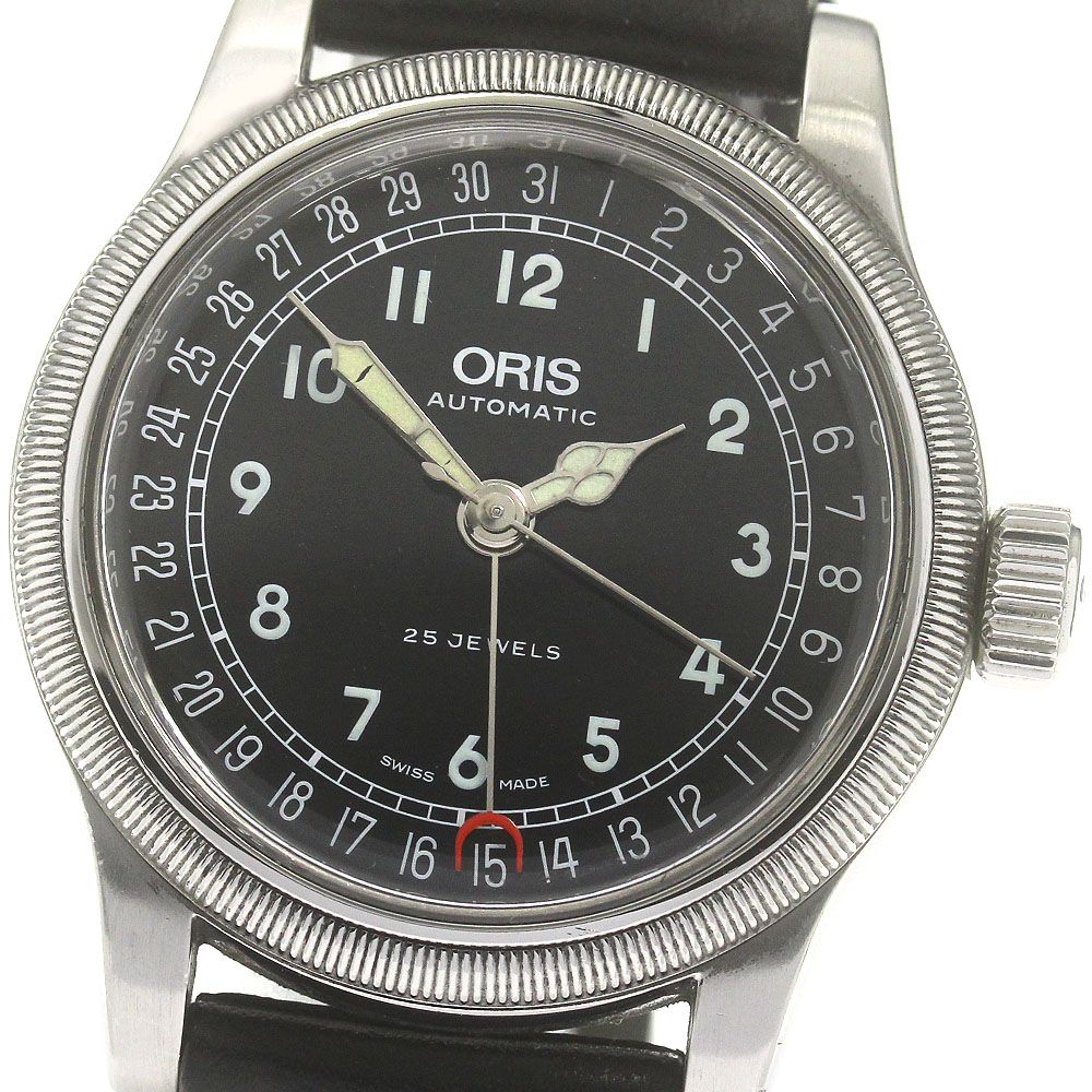 オリス ORIS 7551 ビッグクラウン ポインターデイト 自動巻き メンズ_863448