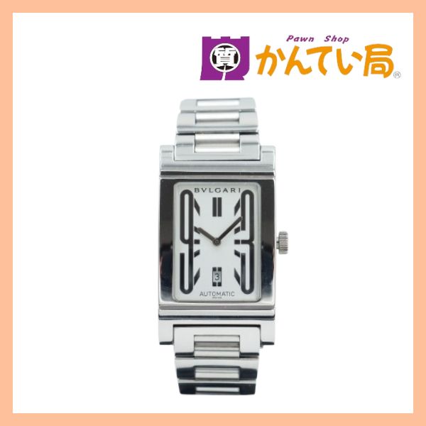 BVLGARI シルバー 時計 BVLGARI デイト シルバーダイアル AT 腕時計