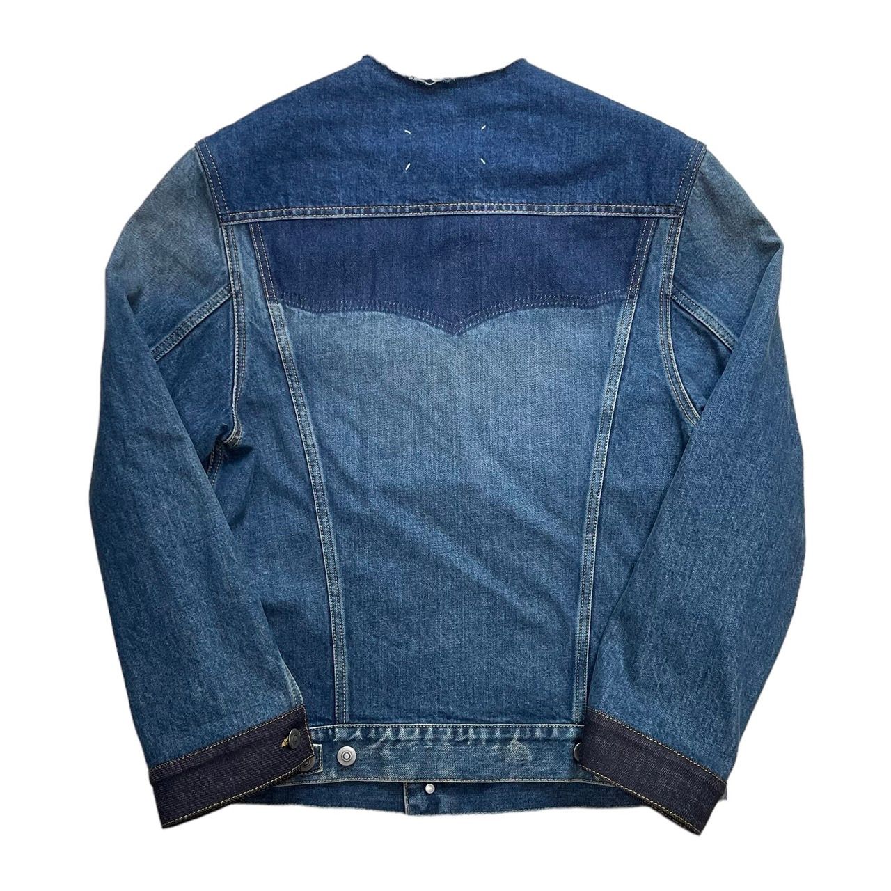Maison Margiela メゾンマルジェラ 22SS カットオフノーカラーデニム Maison Margiela メゾンマルジェラ 22SS カットオフノーカラーデニム