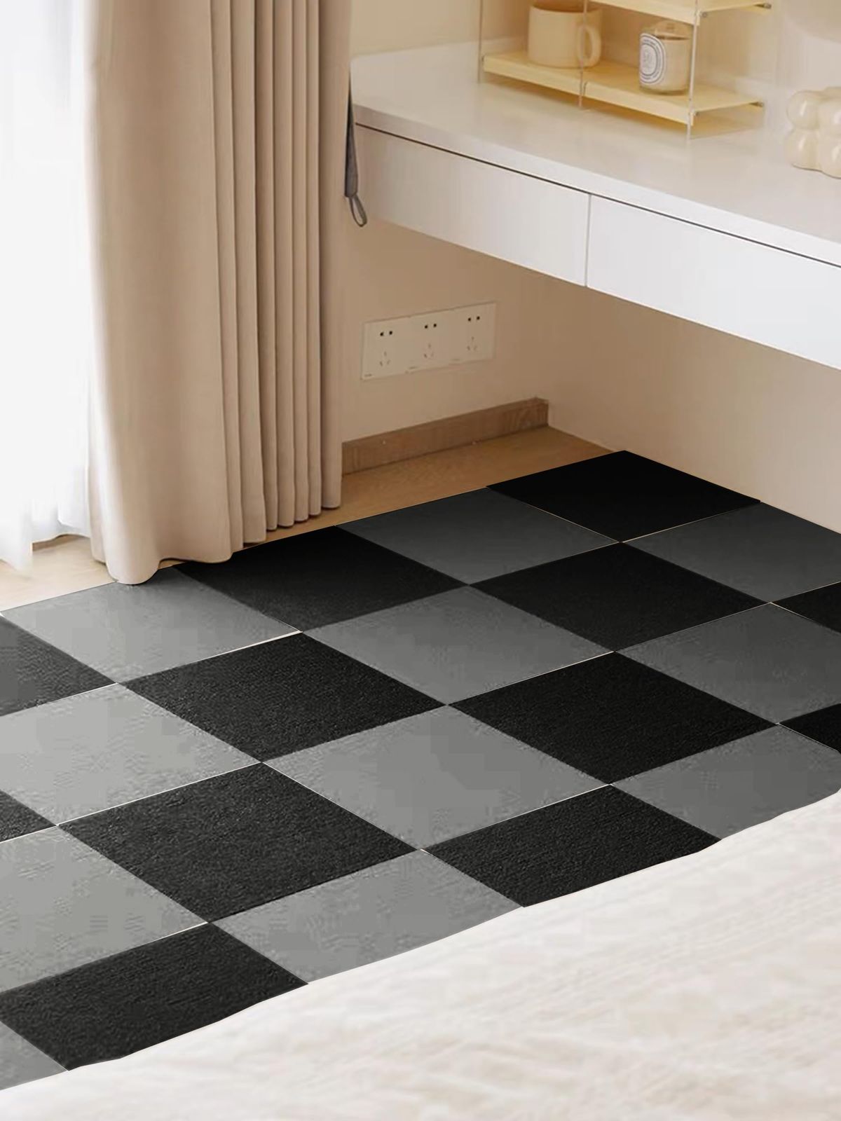 ジョイントマット フローリング タイルカーペット 30x30cm 90枚セット