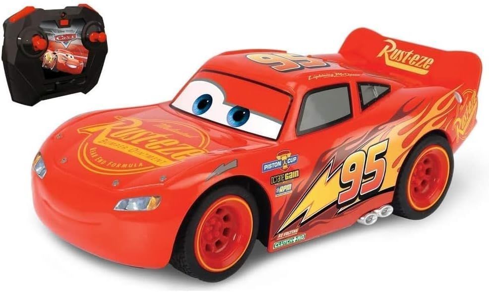 【Disney cars (ディズニー カーズ)】 マックイーン キャラクター ラジコンカー 1:32 スケール 約12.5cm こども向け ラジ