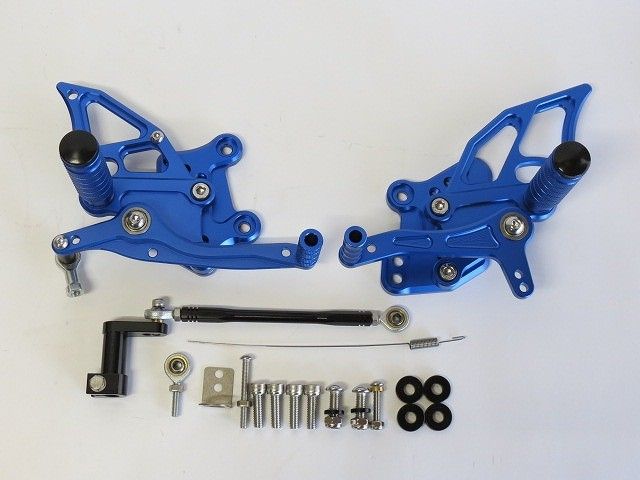 yzf-r25|r3 r25 r3 2025 以降 mt-25 mt-03 2025 以降 バックステップ CNC 青