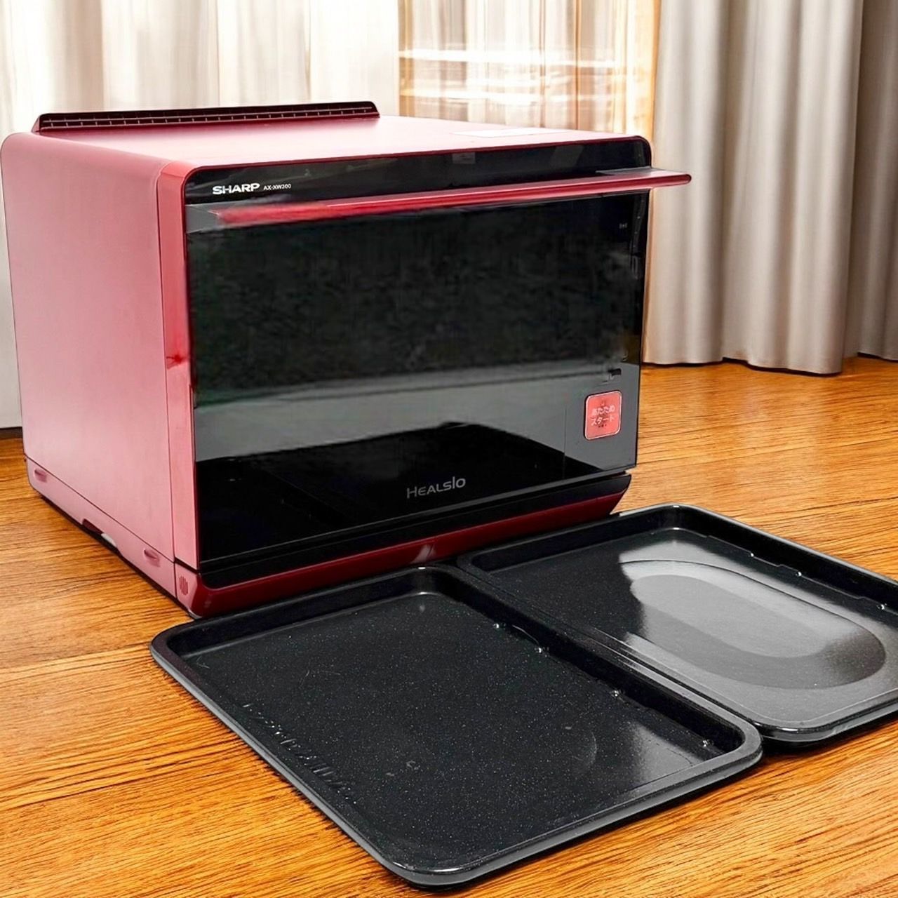 シャープ AX-XW300 R レッド スチームオーブンレンジ 30L 2段調理 シャープ AX-XW300 R レッド スチームオーブンレンジ 30L 2段調理