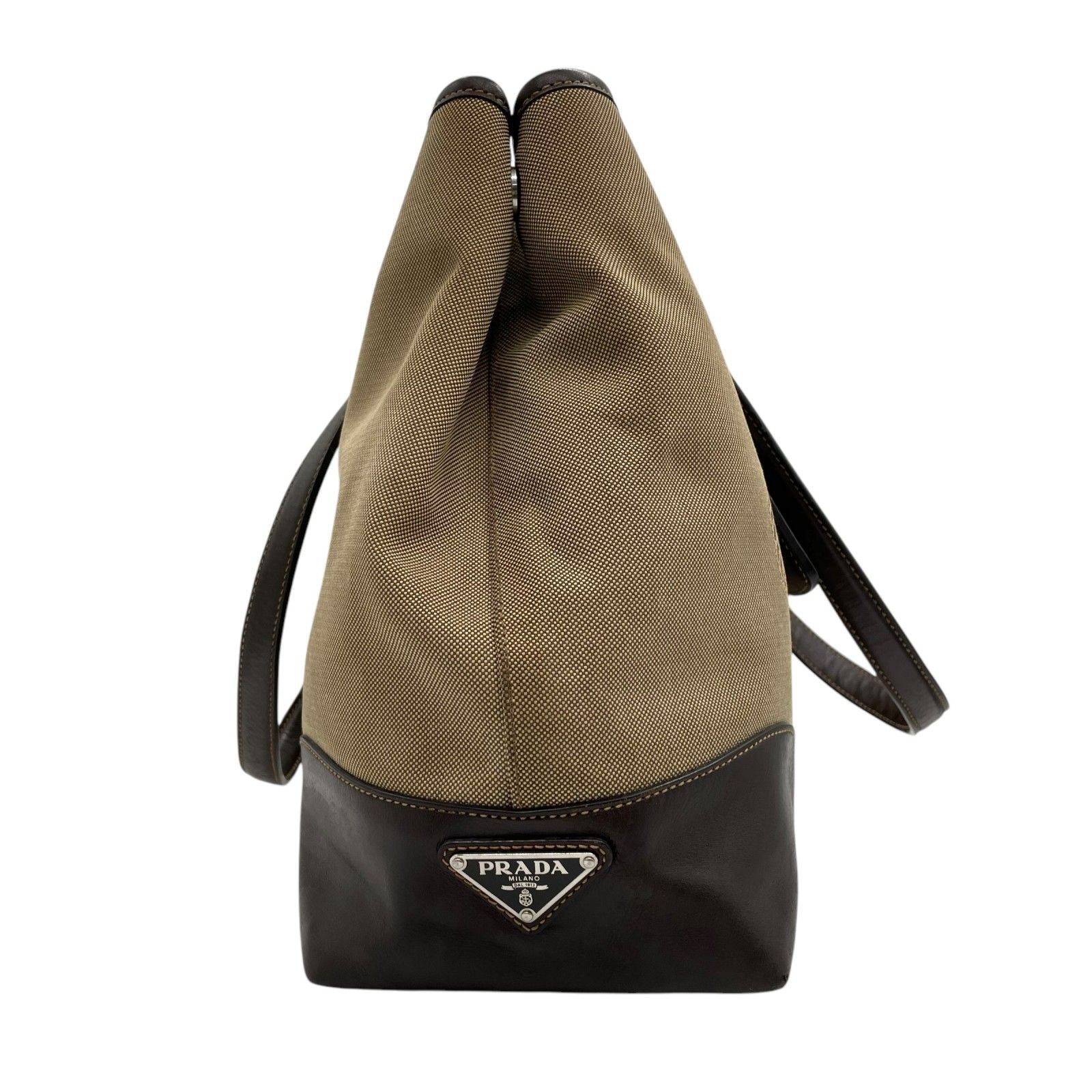 楽天市場】【本物保証】 布袋付 超美品 プラダ PRADA カナパ ビジュー スタッズ 2WAYバッグ トートバッグ ハンドバッグ ショルダー ベージュ  B2642O 【中古】 : 高島屋質店【創業73年老舗質屋】
