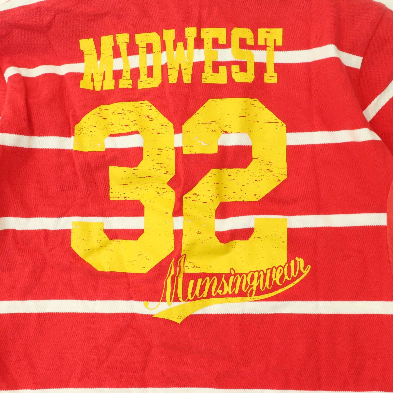 美品】Munsingwear オレンジ スリムフィットパンツ メンズ Lサイズ