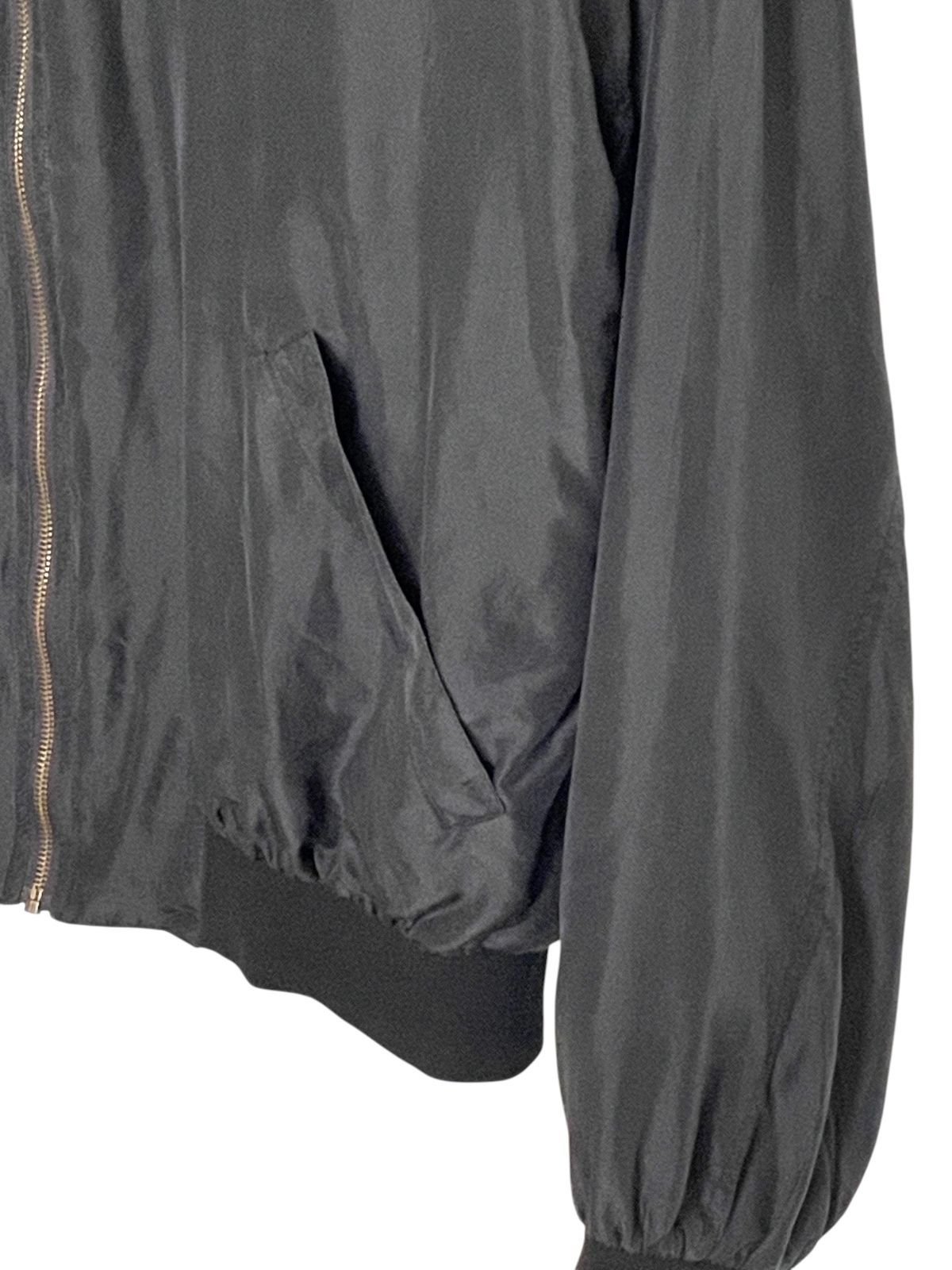 シルクブルゾン｜2XLサイズ｜メンズ｜ブラック 黒