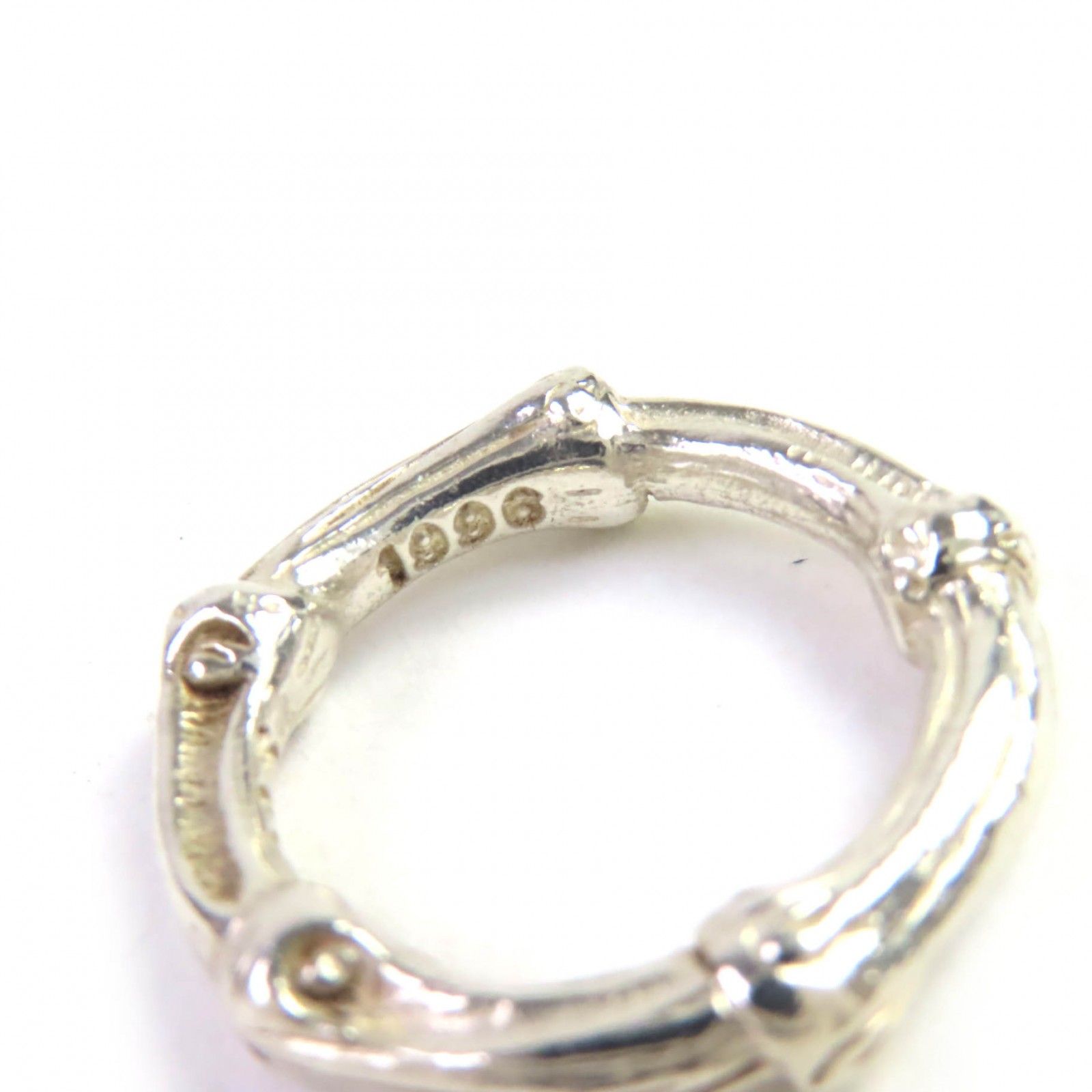 美品△TIFFANY&Co. ティファニー SV925 BAMBOO RING バンブー リング  