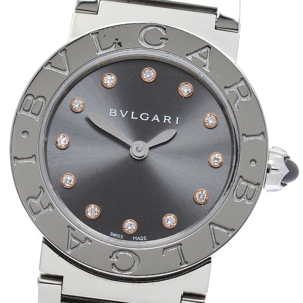 ブルガリ BVLGARI BBL26S ブルガリブルガリ 12Pダイヤ クォーツ