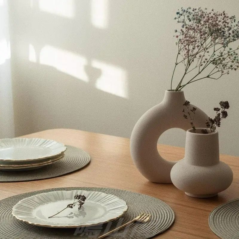 ヴィンテージセラミック花瓶ホームデコレーションアクセサリーリビング