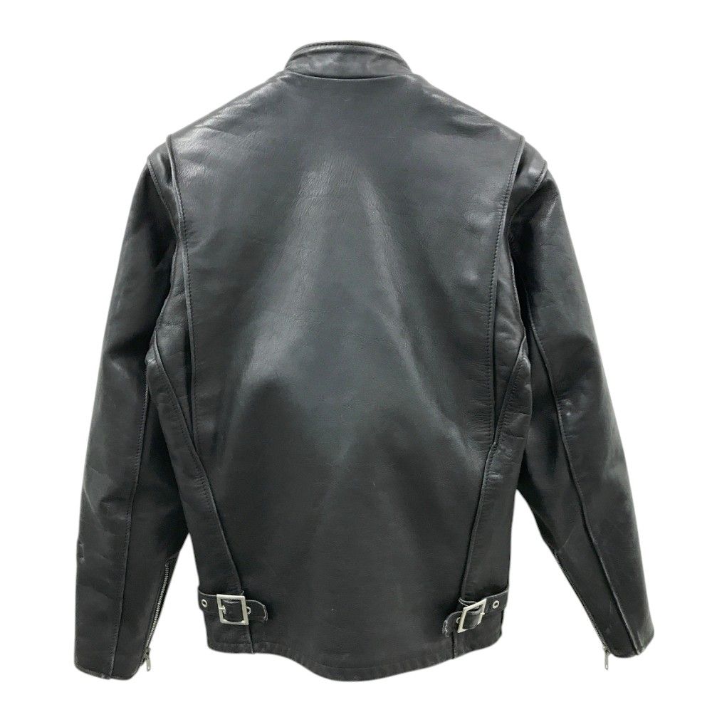 SCHOTT ショット レザー シングルライダースジャケット ブラック