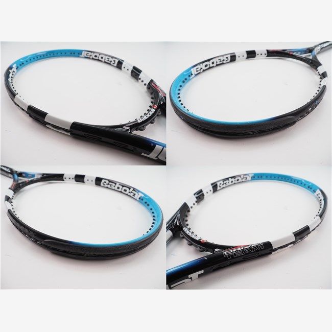 Babolat - 中古 テニスラケット バボラ ピュア ドライブ チーム プラス 2002年モデル【一部グロメット割れ有り】 (G3)BABOLAT PURE DRIVE TEAM + 2002 中古 テニスラケット バボラ ピュア ドライブ チーム プラス