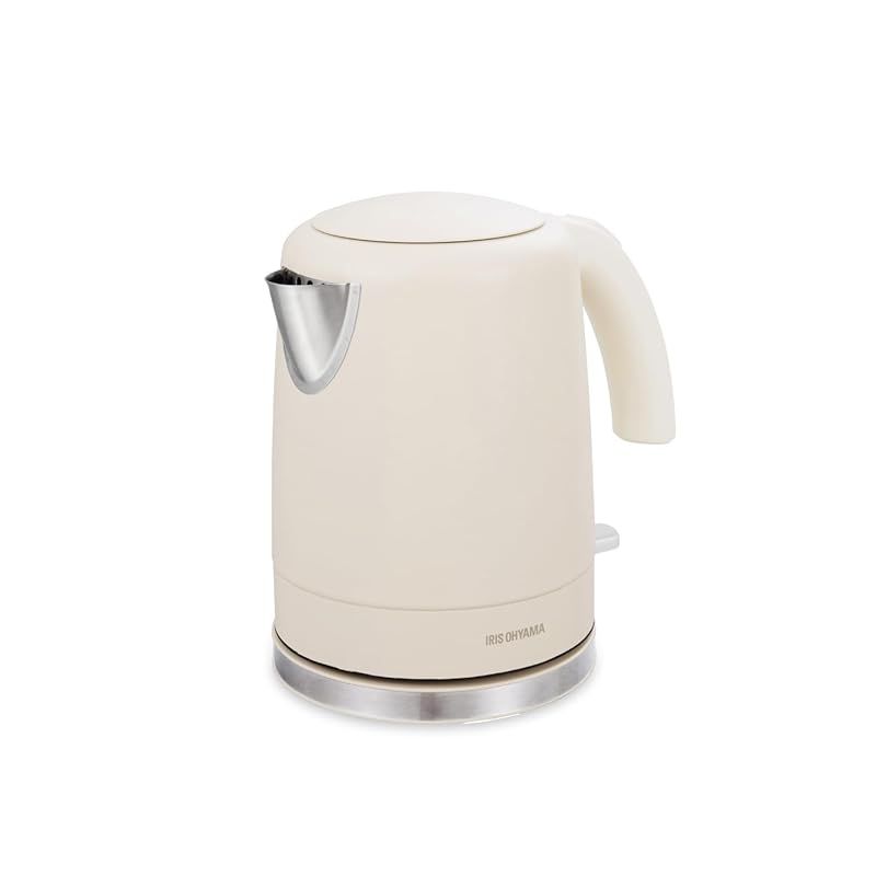アイリスオーヤマ 電気ケトル 大容量 1000ml お手入れカンタン フィルター掃除 IKE-D1000-CW NumberEdition ホワイト 0