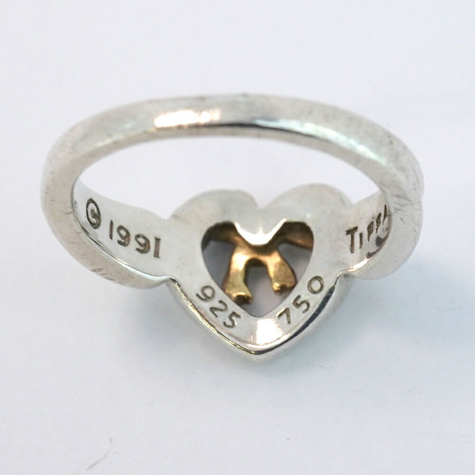 ティファニー(Tiffany) ティファニー リング ハートリボン 18KYG