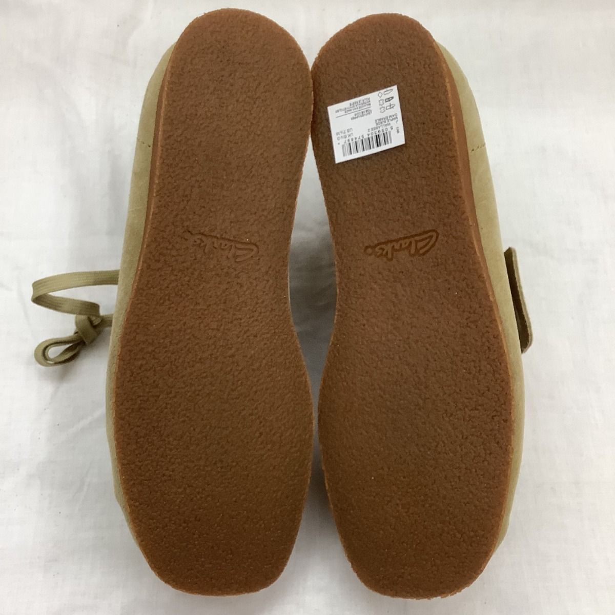 ♪♪CLARKS クラークス ワラビーシューズ SIZE 25cm ベージュ - メルカリ