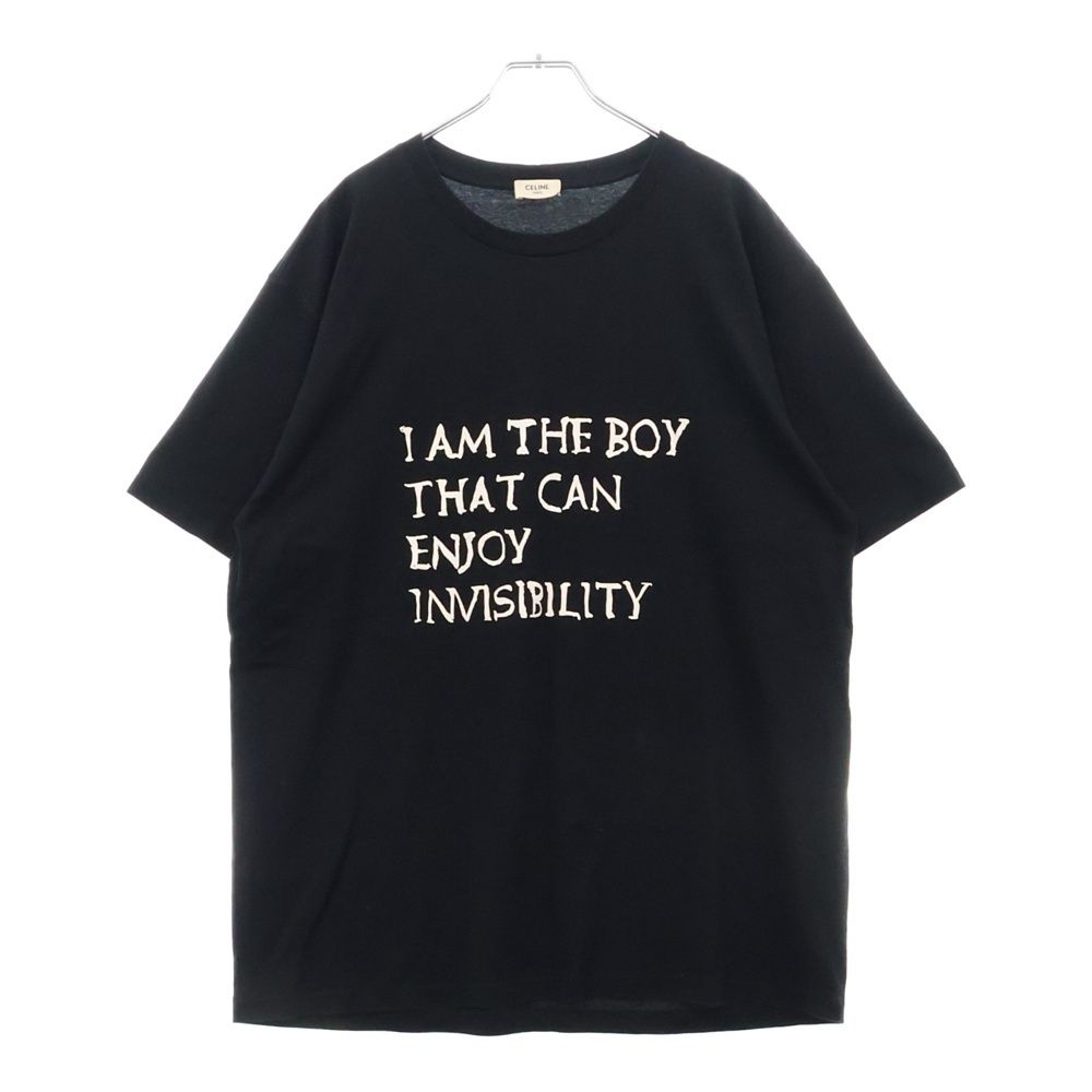 CELINE (セリーヌ) I AM THE BOY フロント プリントクルーネック