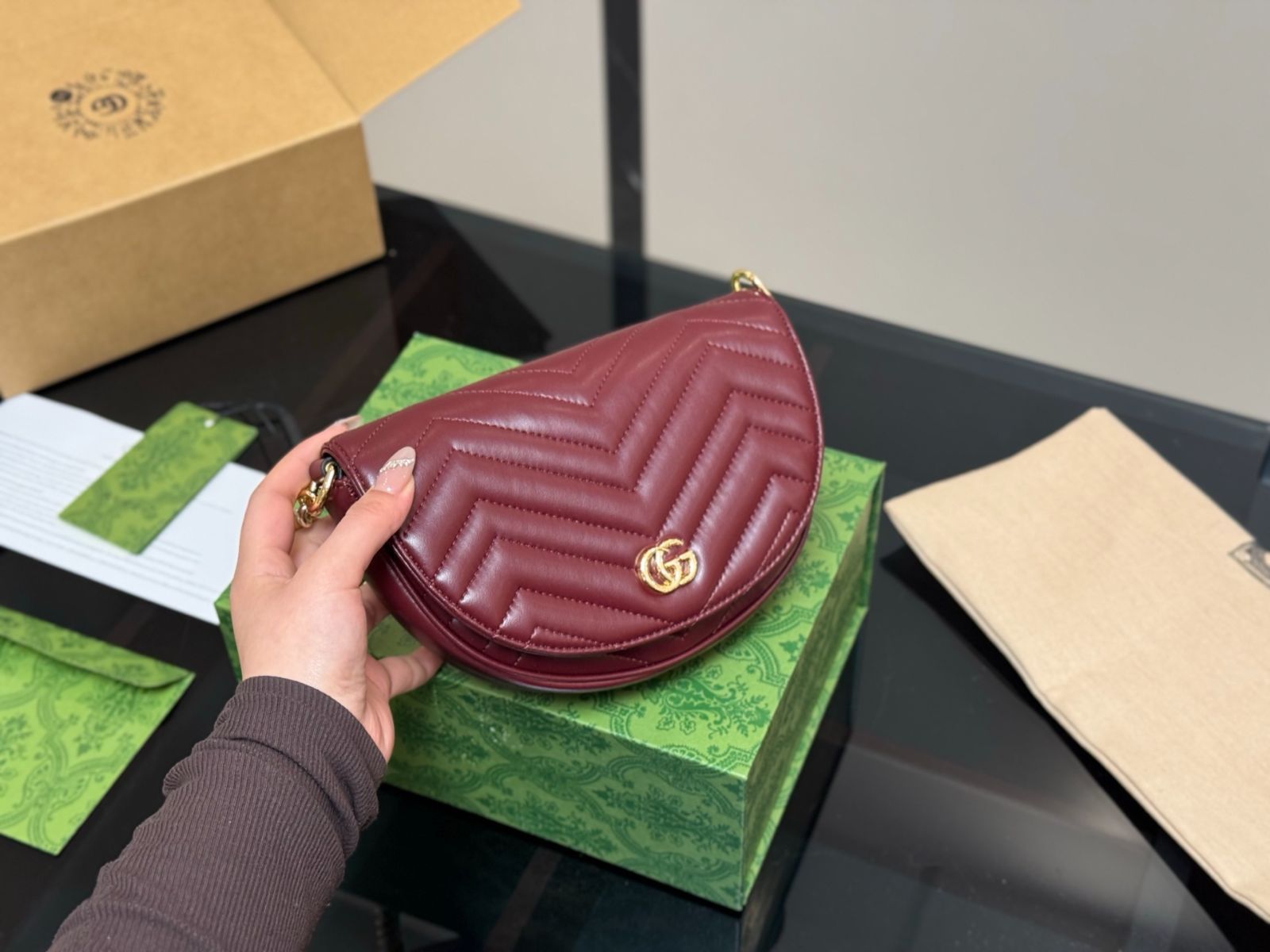 GUCCI 希少 サドルバッグ 今日特価】Gucci Vintage Saddle Bag 1955（グッチ ヴィンテージ