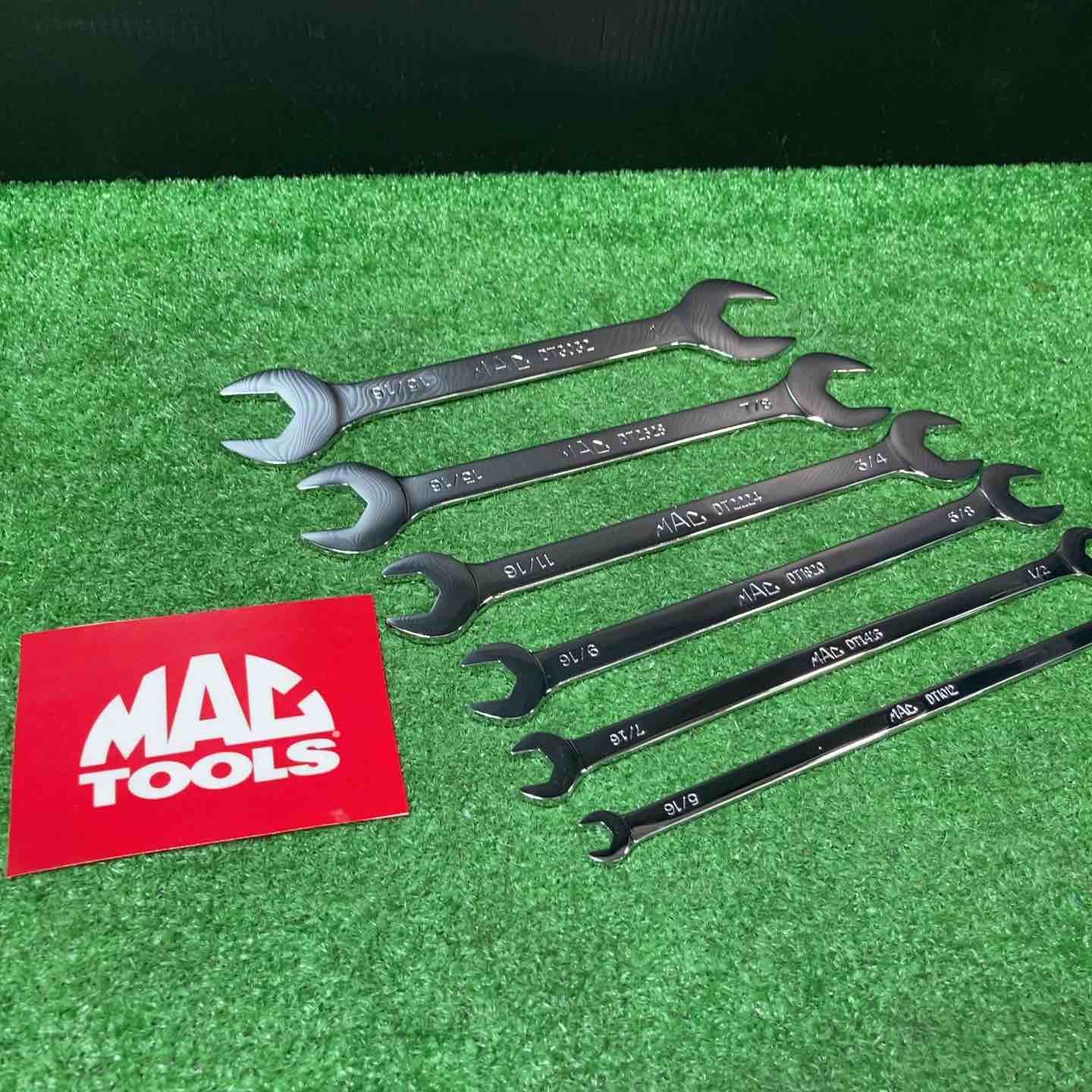 店頭 マックツール MACTOOLS メトリック 薄型スパナ 6本セット DT3032 2628 2224 1820 1416 1012 岩槻店