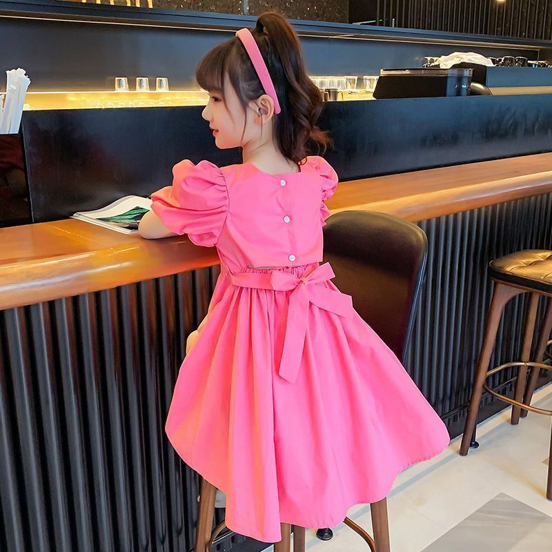 A3 ピンク コットン 子供 　女の子　ワンピース 120