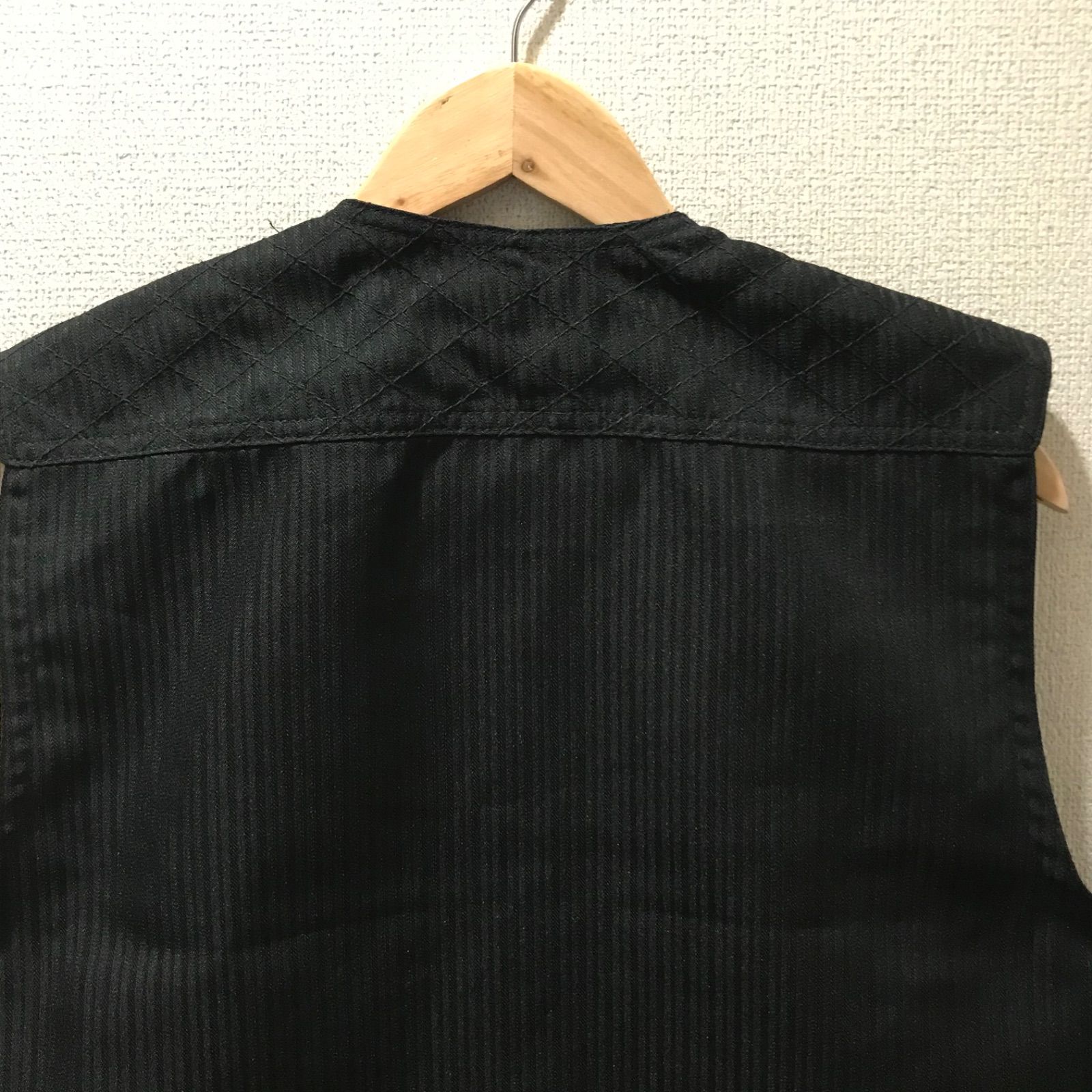 NEMIKA ツイード ダブルブレスト ベスト w^)b WM NIKKA ダブルエムニッカ ストライプベスト ワークマン