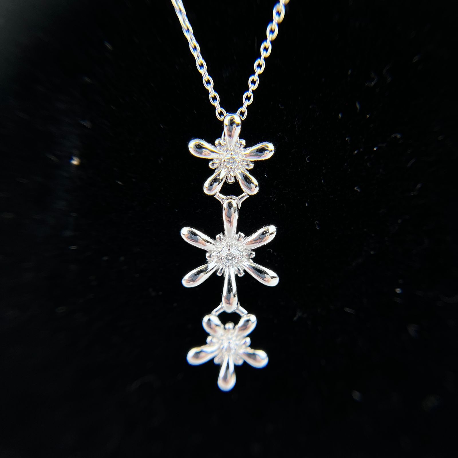 ☆ヴィンテージ美品古くても田崎はタサキ本真珠3点ダイヤリング＆ピアス・ネックレス ヴィンテージ美品☆古くても田崎はタサキ本真珠3点ダイヤリング