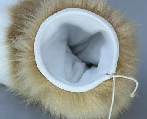 着ぐるみ ケモノ足 靴下 黒 フリーサイズ 21.5ー28CM ケモノ脚 ファー