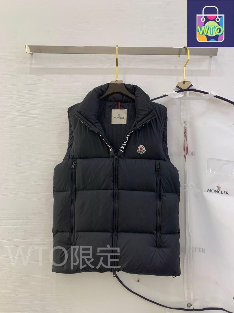 Moncler ブラック ダウンベスト MONCLER ブラック ダウンベスト MONCLER モンクレール ダウン