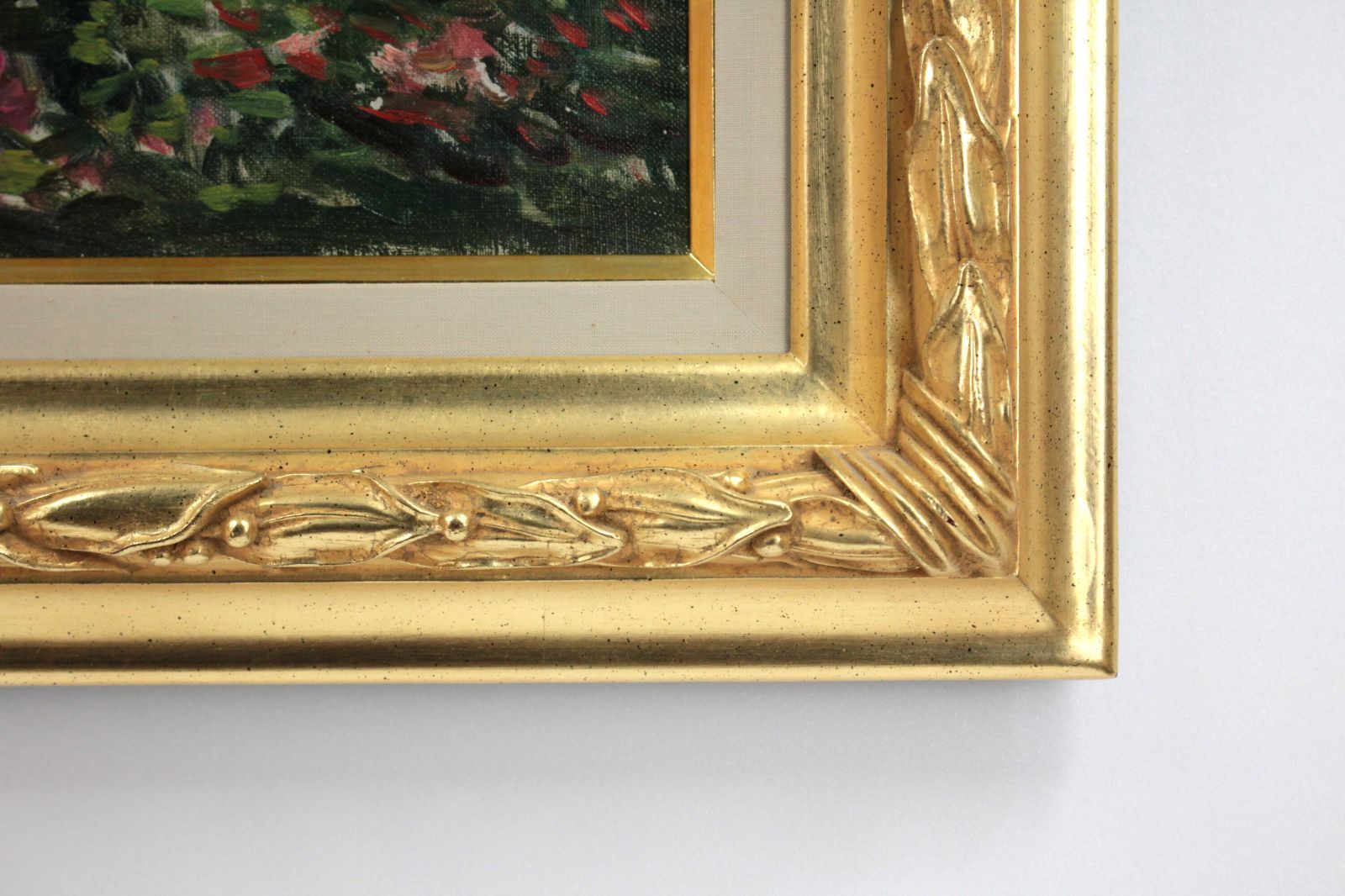 鶴田吾郎 油絵・油彩画『花とカナリヤ』【真作保証】 絵画 鶴田吾郎 油絵・油彩画『花とカナリヤ』【真作保証】 絵画