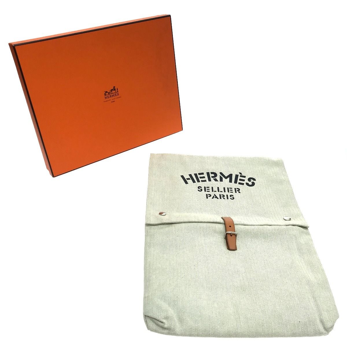 HERMES エルメス バギーバゲッジ アリーヌ ベージュ - メルカリ