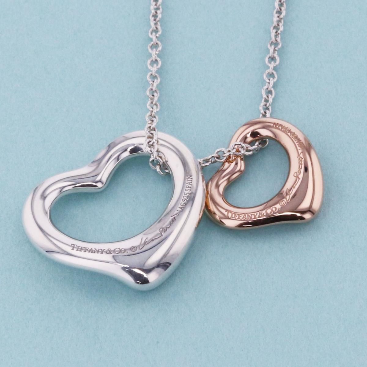 Tiffany&Co. （ティファニー） ダブル オープンハート シルバー 