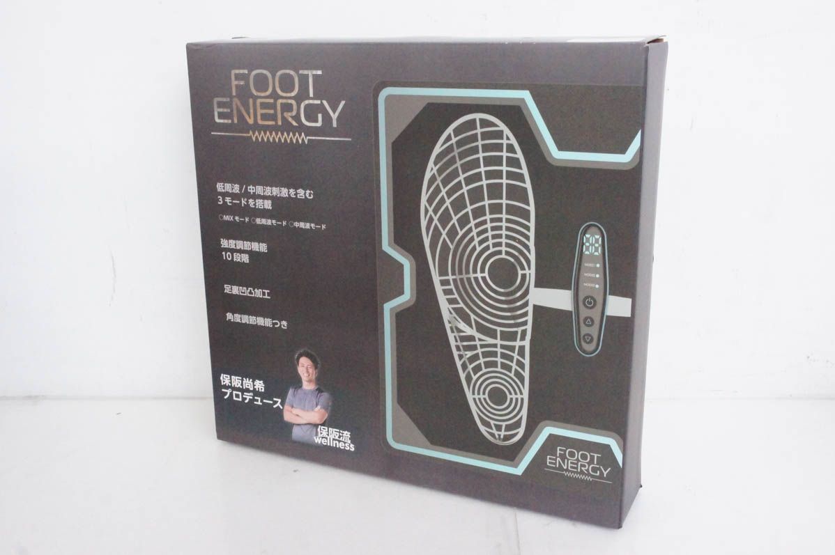 新品未使用】保坂流FOOT ENERGYフットエナジー （EMS）付属品完備EMS