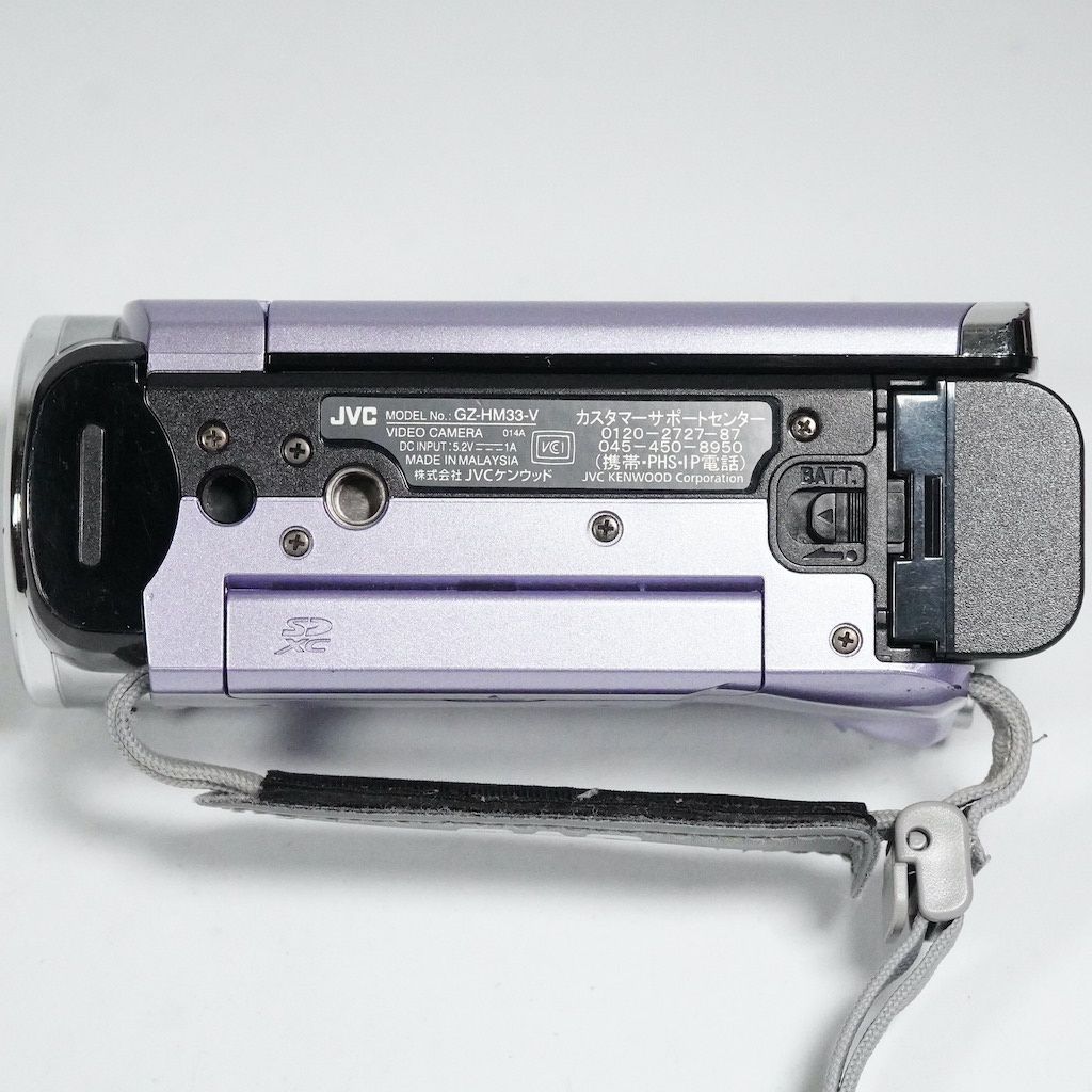 Victor JVC Everio GZ-HM33-Vバイオレット　動作確認済み Yahoo!オークション -「everio gz-hm33」の落札相場・落札価格