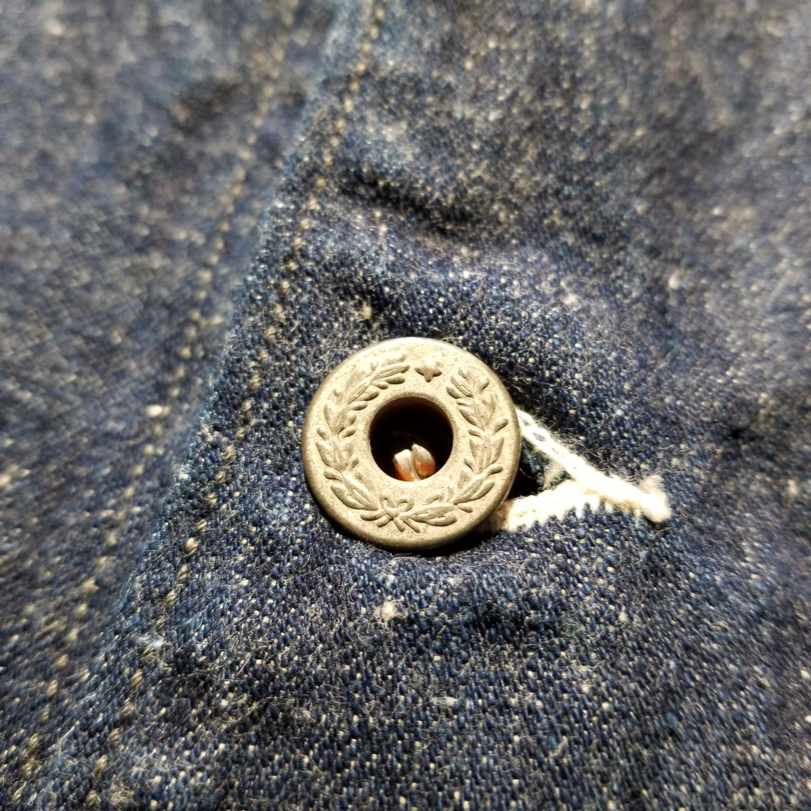 or Slow 40s COVERALL 月桂樹ボタン　オアスロウ or Slow 24AW 40'S WWII DENIM COVERALL 3 オアスロウ 大戦