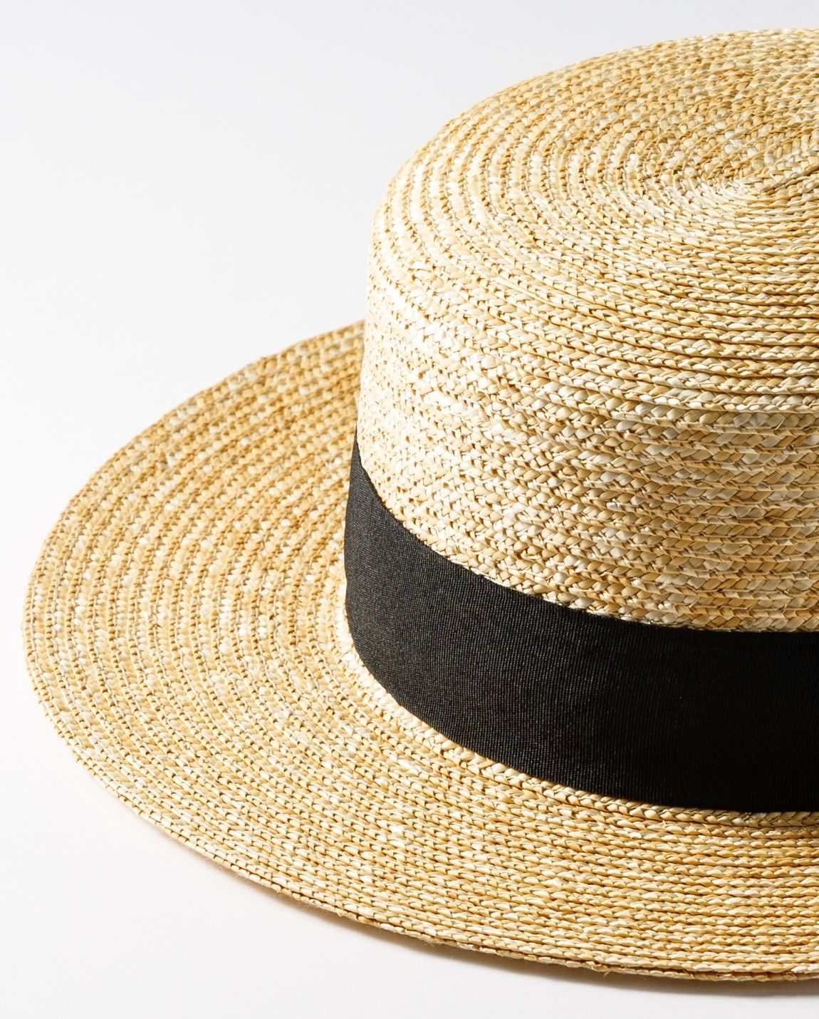 STRAW BOATER HAT カンカン帽 - メルカリ