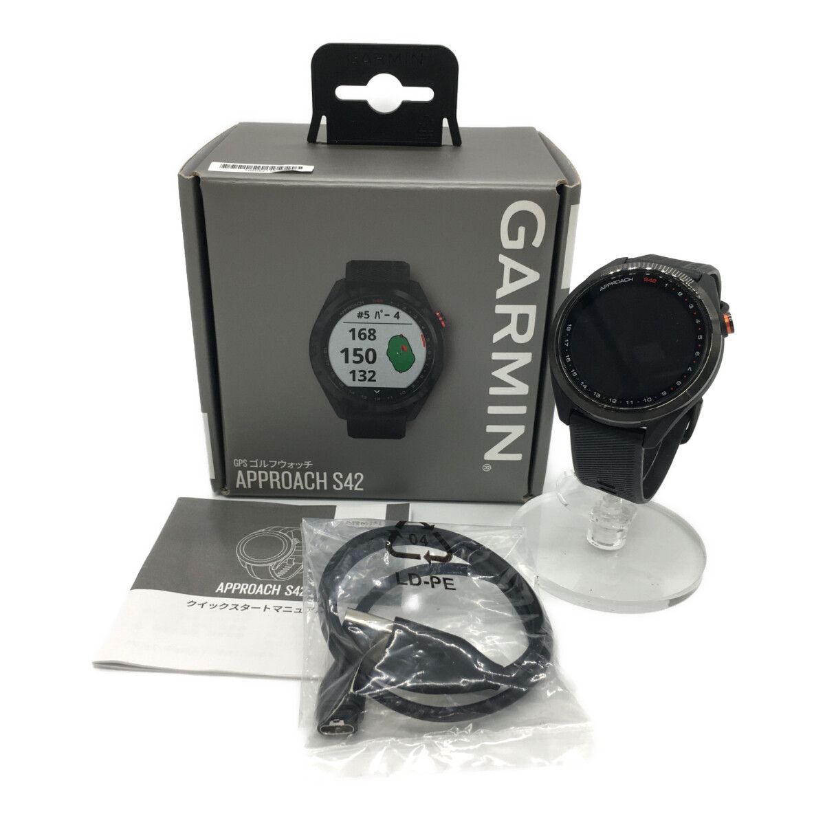 GARMIN S42 GPSナビウオッチ ブラック Garmin S42 GPSナビウオッチ ブラック GARMIN GPS ゴルフ