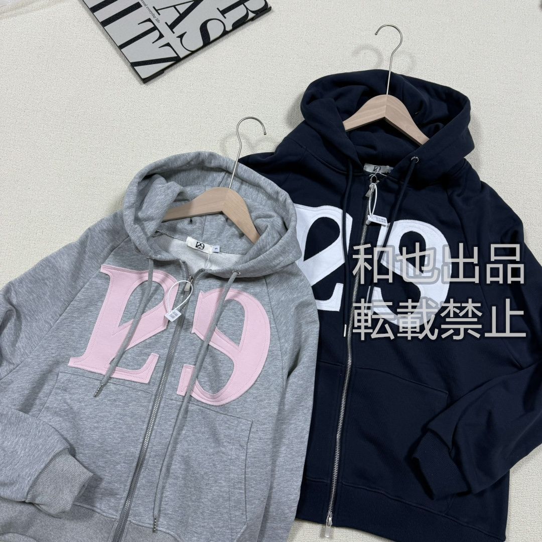 ILLIGO イリゴ トップスパーカーフーディグレー ILLIGO 129 LOGO PATCH HOODIE ZIP-UP ILLIGO イリゴ トップス