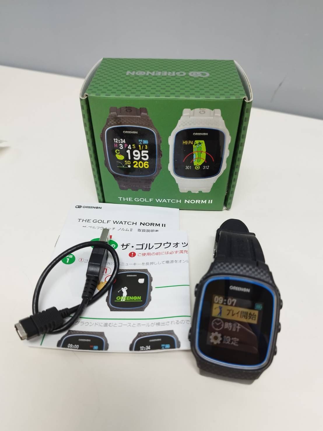 美品】GREENON THE GOLF WATCH NORM Ⅱ G015A ゴルフウォッチ
