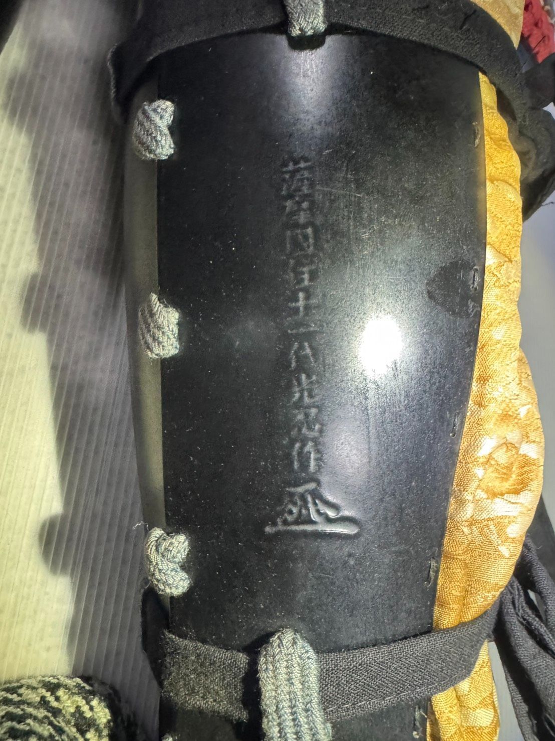 江戸時代 鍍金 目貫 7g 東さ7-1012③