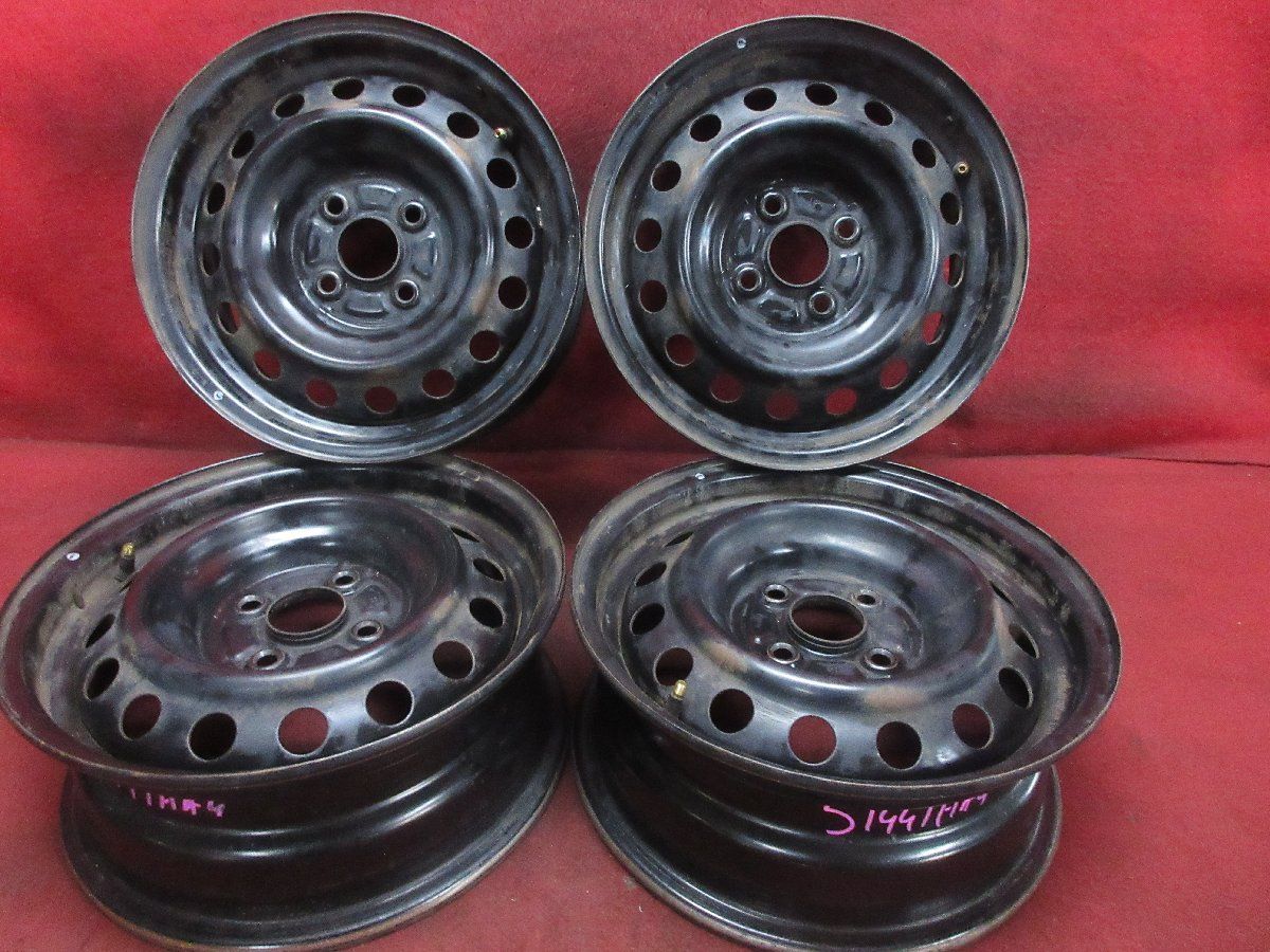 スチール ホイール 4本 トヨタ シエンタ 純正 14×5.5J 4穴 PCD