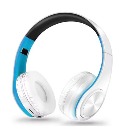 男性ギフト ゴールド ワイヤレス ヘッドフォン Bluetooth イヤホン ステレオ ヘッドセット ゲーム 内蔵マイク付き