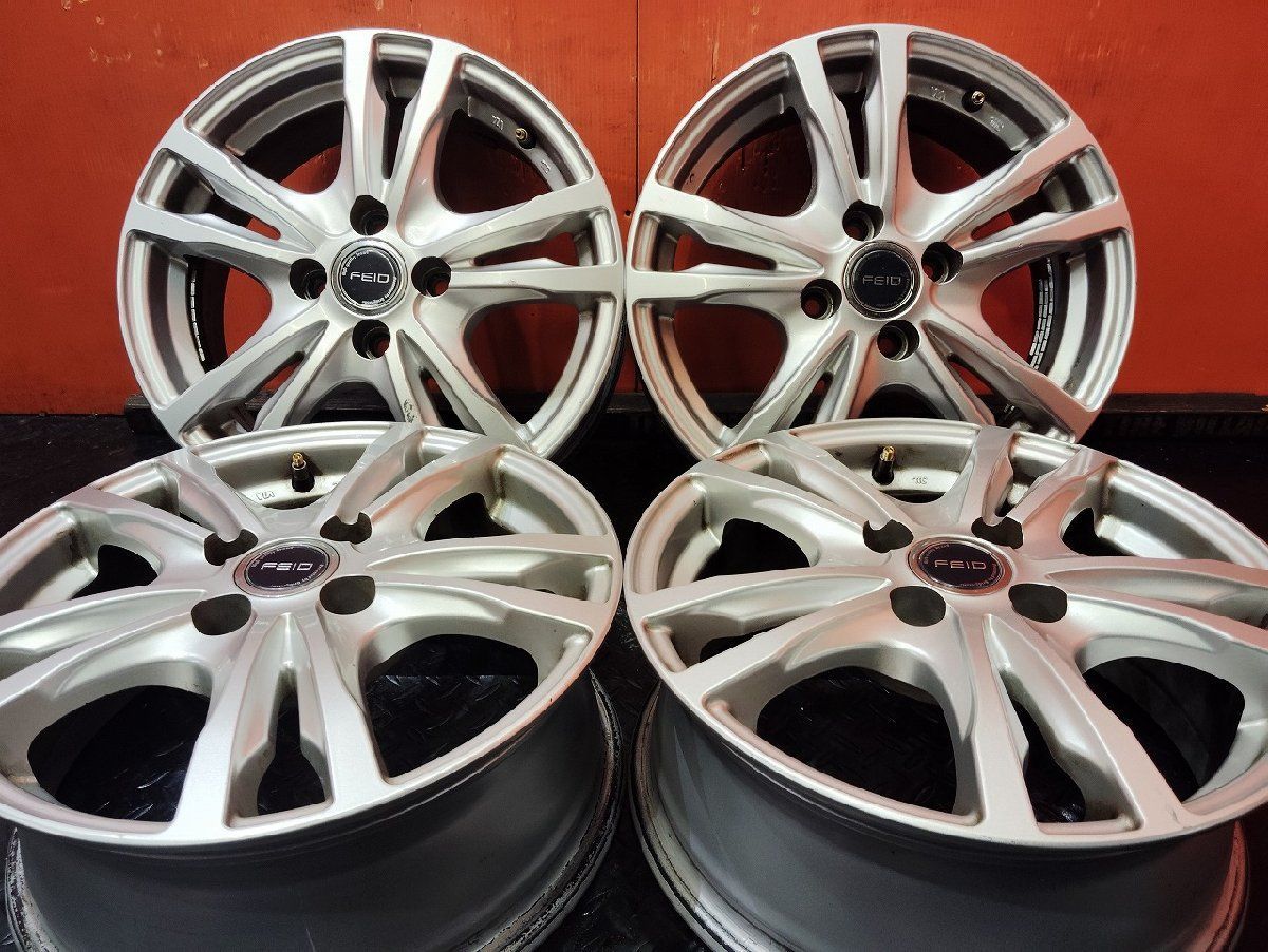 SS-FIVE 社外ホイール 15インチ 4本 6J4HPCD100+43 カローラ