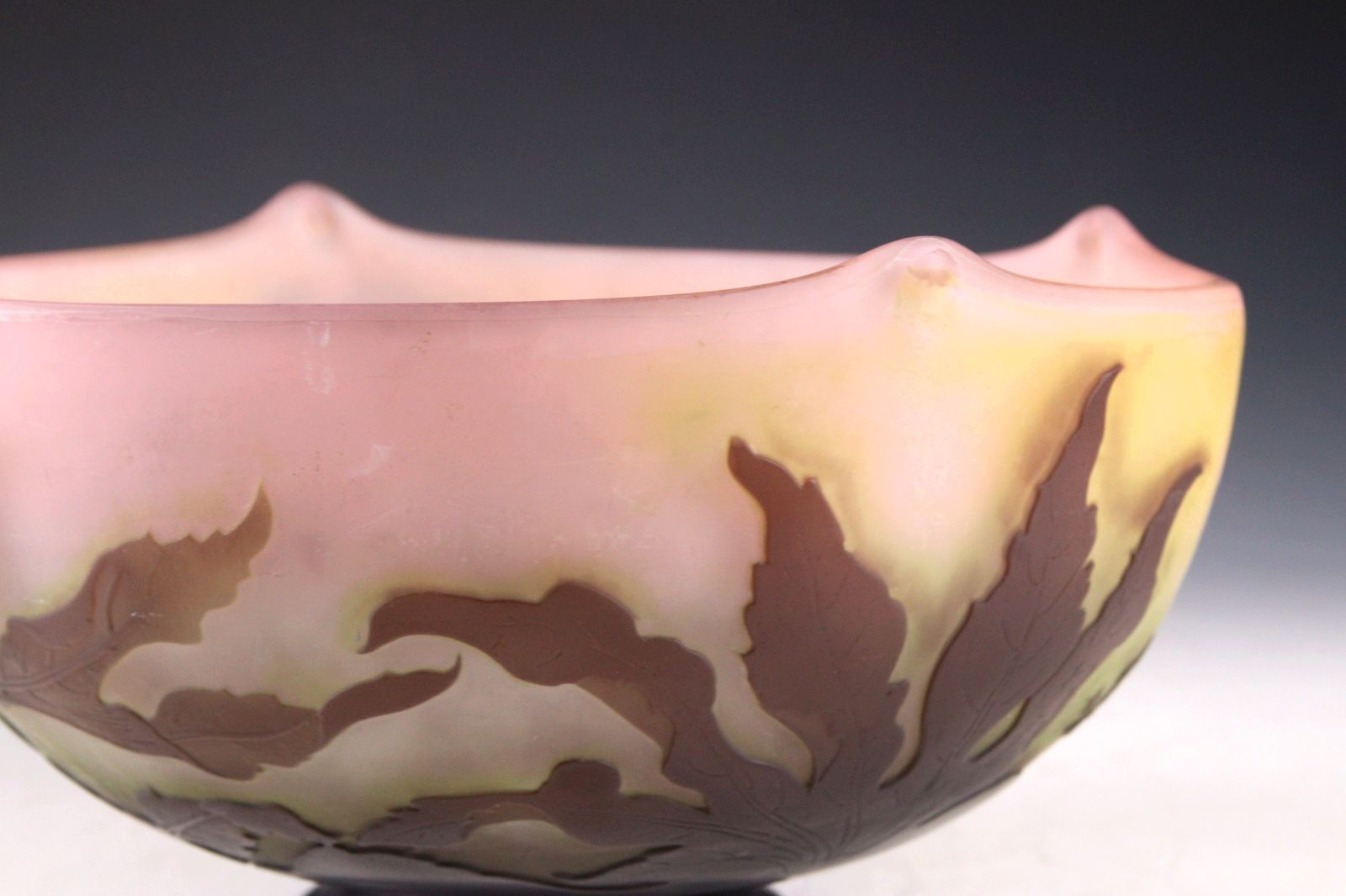 希少なアールデコ☆ルネ・ラリック カマレ 魚群文球形花瓶フロスト