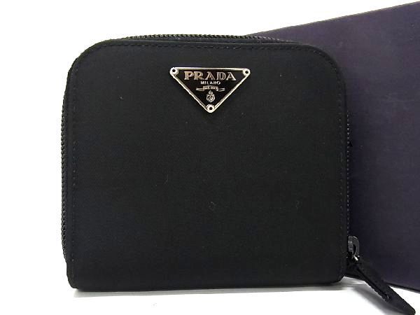 □新品□未使用□ PRADA プラダ テスートナイロン 二つ折り ラウンド