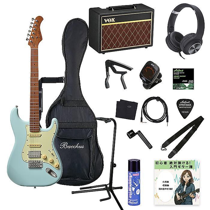 Bacchus BTE-TW テレキャスター エレキギター ソフトケース付き