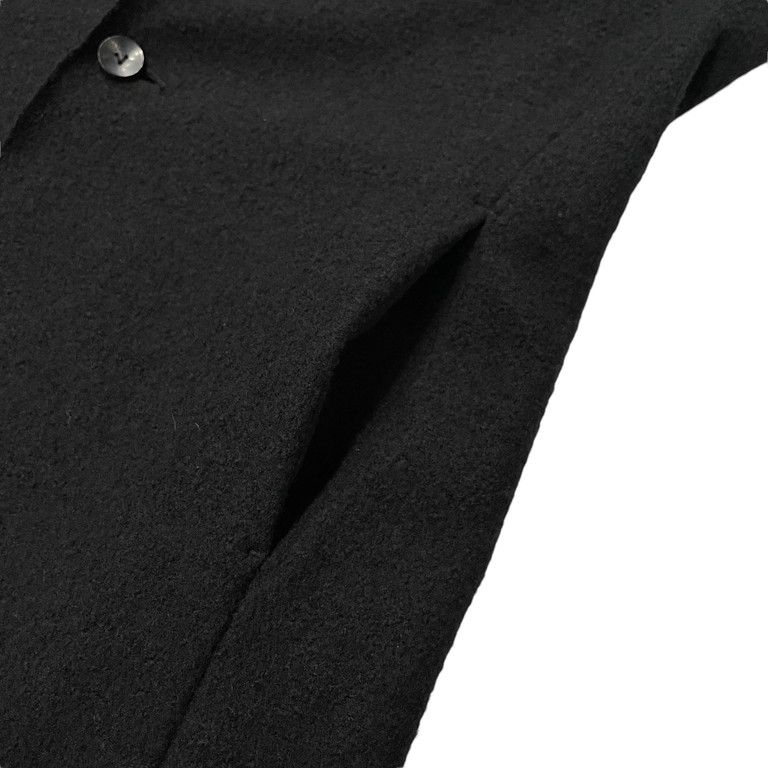 The Viridi-anne 16AW Fulling Knit Long Jacket 圧縮ウールオーバー  