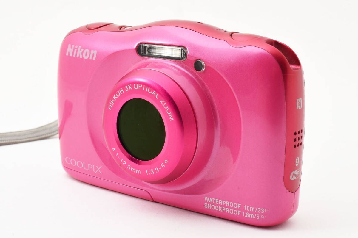 ☆実用品☆ニコン Nikon COOLPIX W100 ピンク コンパクトデジタルカメ