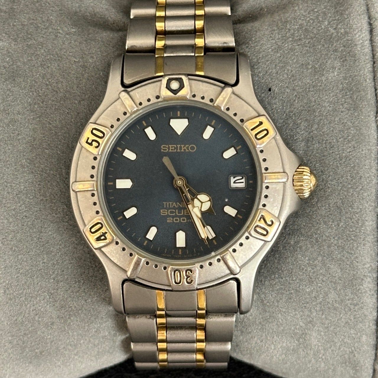 セイコー SEIKO SCUBA TITANIUM 200m 7N35-6100 1036 - メルカリ