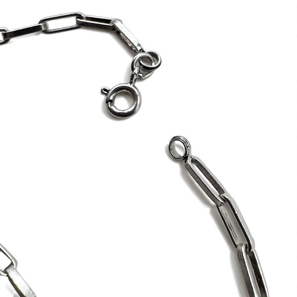 ビンテージ インディアンジュエリー silver シルバー ターコイズ 約37g Vintage White Turquoise Pendant Necklace インディアン