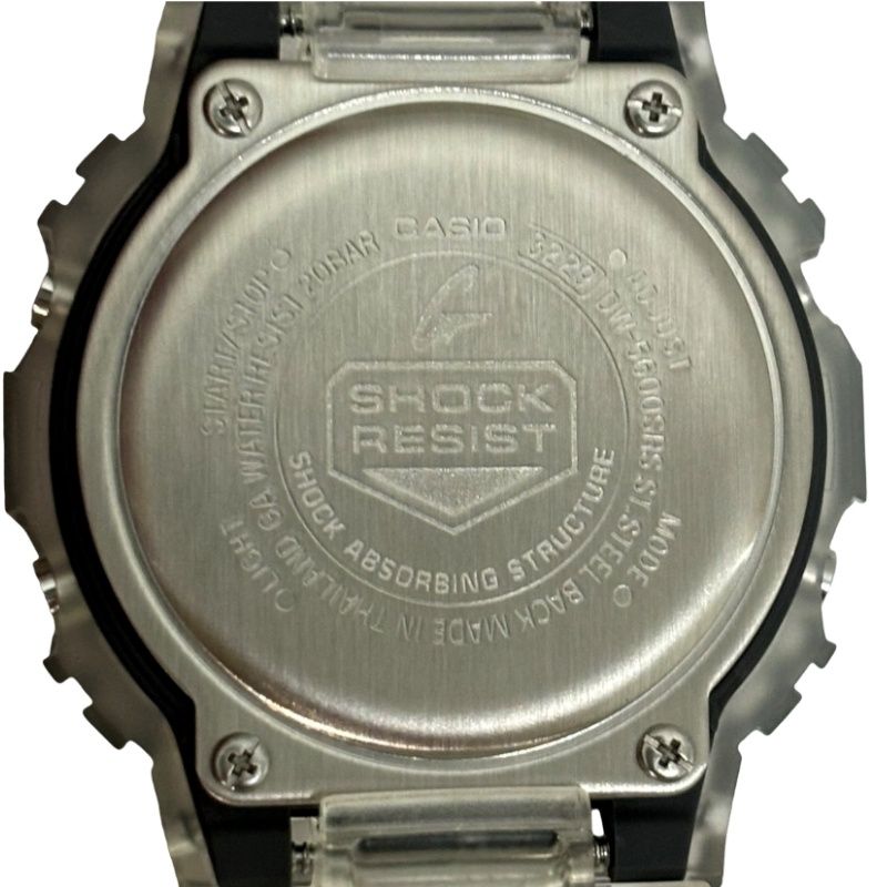 CASIO カシオ 腕時計 G-SHOCK ジーショック  DW-5600SRS-7JF 稼働品 クリア レインボー 【未使用品】 22408K291