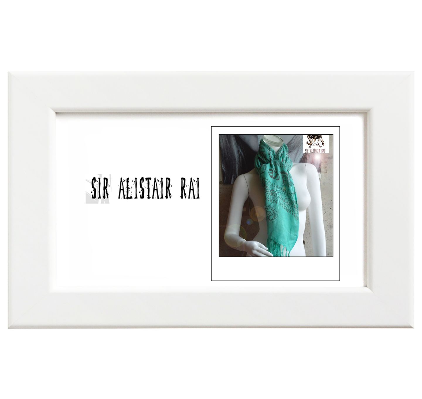 Sir Alistair Rai／Om Mantra Peace スカーフ Sir Alistair Rai／Om Mantra Peace スカーフ